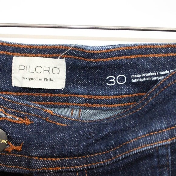 Pilcro Dark Blue Boot Cut Jeans - Picture 2 of 3